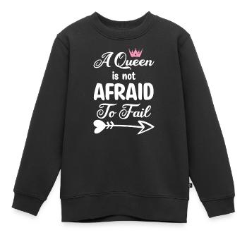 Frauen Power Frauenrechte - Kinder Premium Organic Sweatshirt - Schwarz - Vorne - AI Model Kid Female (0cm)