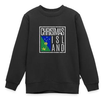 Christmas Island - Kids Premium Organic Sweatshirt - black - Front - AI Model Kid Female (0cm)