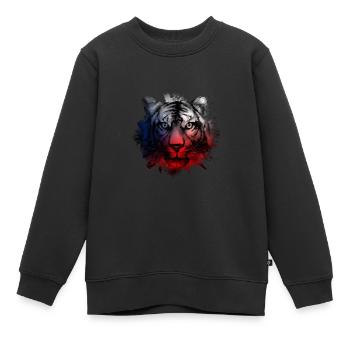 Tschechische Republik - Kinder Premium Organic Sweatshirt - Schwarz - Vorne - AI Model Kid Female (0cm)