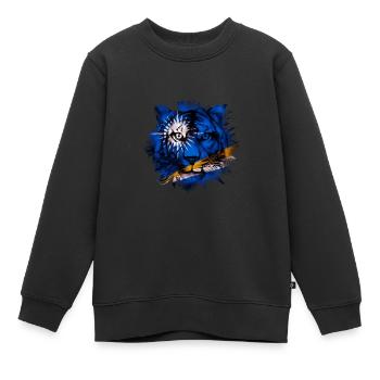 Marshall Islands - Kids Premium Organic Sweatshirt - black - Front - AI Model Kid Female (0cm)