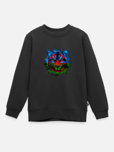 Roma - Kinder Premium Organic Sweatshirt - Schwarz