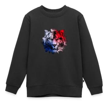 Panama - Kids Premium Organic Sweatshirt - black - Front - AI Model Kid Female (0cm)