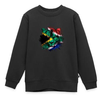 Afrique du Sud - Sweat Premium enfant bio - noir - Devant - AI Model Kid Female (0cm)