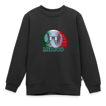 Mexique - Sweat Premium enfant bio - noir - Devant - AI Model Kid Female (0cm)