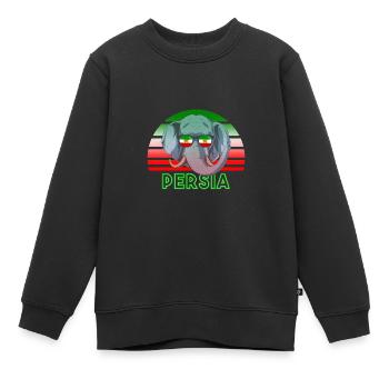 Persien - Kinder Premium Organic Sweatshirt - Schwarz - Vorne - AI Model Kid Female (0cm)