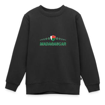 Madagaskar - Kinder Premium Organic Sweatshirt - Schwarz - Vorne - AI Model Kid Female (0cm)