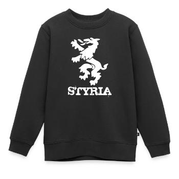 Steiermark - Kinder Premium Organic Sweatshirt - Schwarz - Vorne - AI Model Kid Female (0cm)
