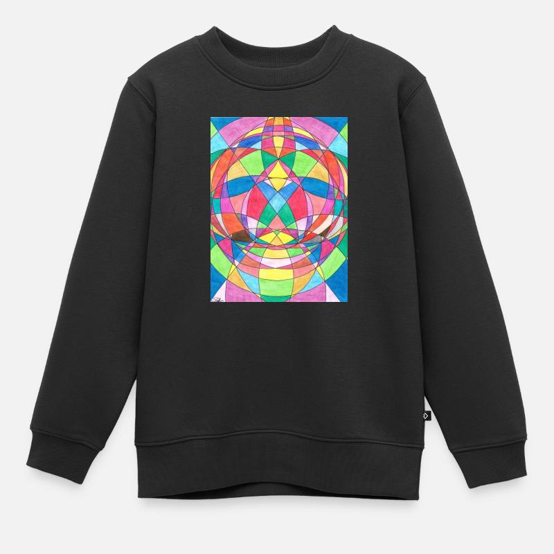 Guérison des chakras - Sweat Premium enfant bio - noir