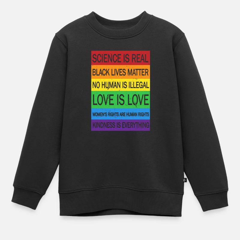 science estreal - Sweat Premium enfant bio - noir