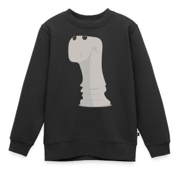 Weihnachtssocke - Kinder Premium Organic Sweatshirt - Schwarz - Vorne - AI Model Kid Female (0cm)