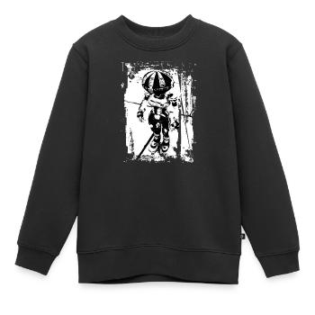 Robot Whitestyle - Kinder Premium Organic Sweatshirt - Schwarz - Vorne - AI Model Kid Female (0cm)