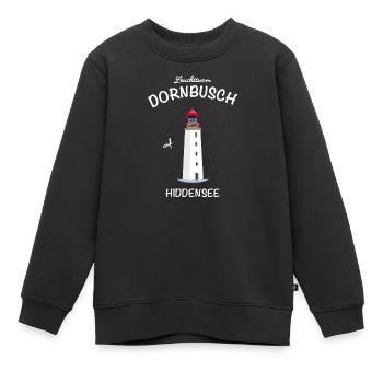 Leuchtturm Dornbusch auf der Insel Hiddensee - Kinder Premium Organic Sweatshirt - Schwarz - Vorne - AI Model Kid Female (0cm)