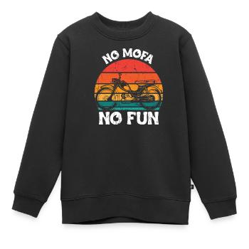 No Mofa No Fun Kreidler Hercules Prima S - Kinder Premium Organic Sweatshirt - Schwarz - Vorne - AI Model Kid Female (0cm)