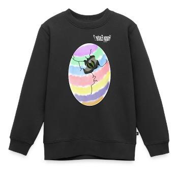 Überraschung zu Ostern (alternativ) - Kinder Premium Organic Sweatshirt - Schwarz - Vorne - AI Model Kid Female (0cm)