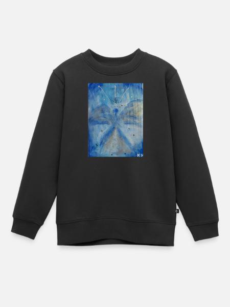 Erzengel Michael - Kinder Premium Organic Sweatshirt - Schwarz