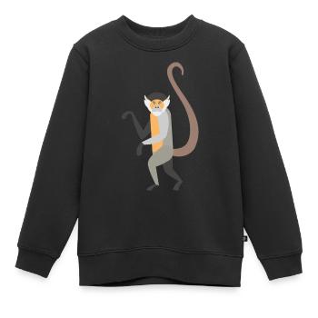 Wildtiere - Kinder Premium Organic Sweatshirt - Schwarz - Vorne - AI Model Kid Female (0cm)