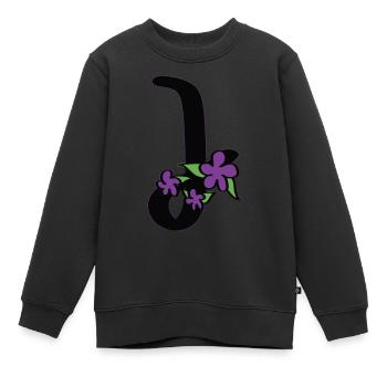 J wie jugendlich - Kinder Premium Organic Sweatshirt - Schwarz - Vorne - AI Model Kid Female (0cm)