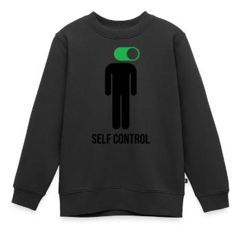 Lustiges Bild Witzig Humor Geschenkidee - Kinder Premium Organic Sweatshirt - Schwarz - Vorne - AI Model Kid Female (0cm)