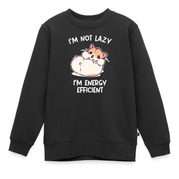 Hamster Kuscheltier Haustiere Heimtier Statement - Kinder Premium Organic Sweatshirt - Schwarz - Vorne - AI Model Kid Female (0cm)