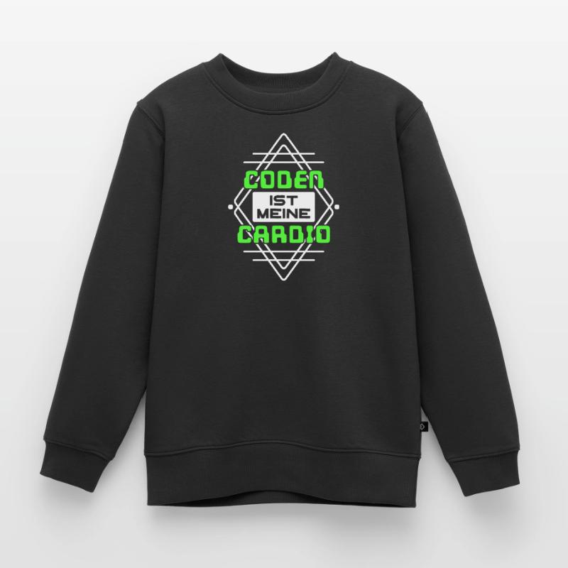 Coden Statement Developer Computerfreak Skripting Kinder Premium Organic Sweatshirt