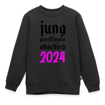 Junggesellinnenabschied 2024 Junggesellin - Kinder Premium Organic Sweatshirt - Schwarz - Vorne - AI Model Kid Female (0cm)