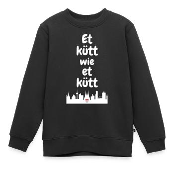Karneval Köln Kölsches Grundgesetz Lustig Alaaf - Kinder Premium Organic Sweatshirt - Schwarz - Vorne - AI Model Kid Female (0cm)