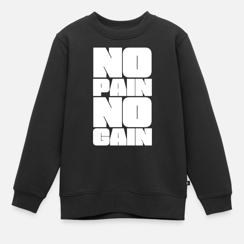 On n’a rien sans rien - Sweat Premium enfant bio - noir
