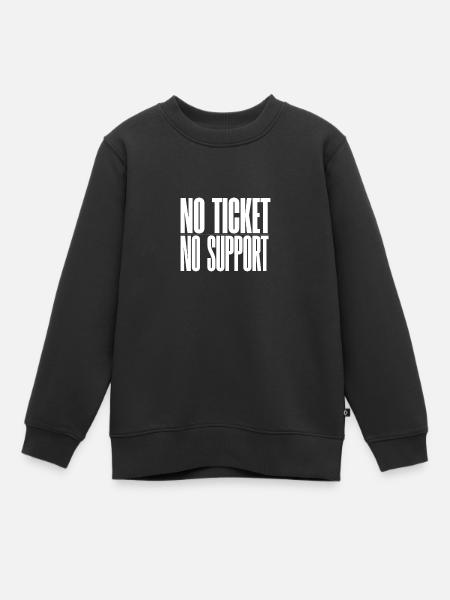 Systemadministrator Support Technischer Support - Kinder Premium Organic Sweatshirt - Schwarz