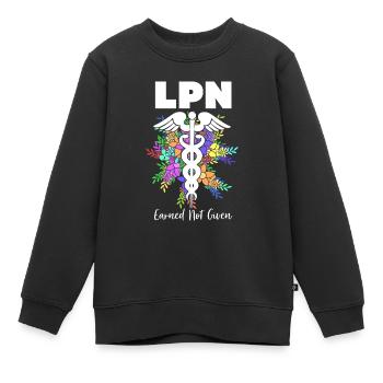 Krankenpflegerin Krankenschwester Krankenpfleger - Kinder Premium Organic Sweatshirt - Schwarz - Vorne - AI Model Kid Female (0cm)