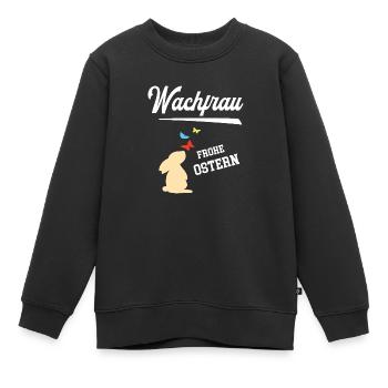 Wachfrau Ostern Geschenk Sicherheitsdienst Chefin - Kinder Premium Organic Sweatshirt - Schwarz - Vorne - AI Model Kid Female (0cm)