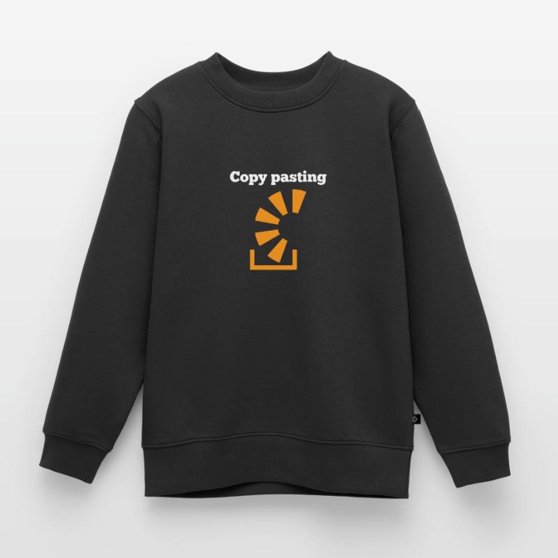 Copy Pasting Programming Coder Software Developer Kinder Premium Organic Sweatshirt