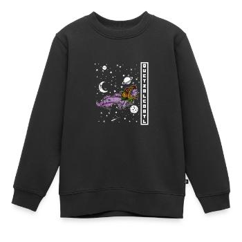 Quetzalcoatl Axolotl Mexiko Azteken Gottheit - Kinder Premium Organic Sweatshirt - Schwarz - Vorne - AI Model Kid Female (0cm)