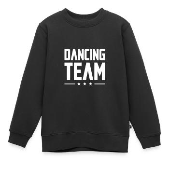 Dancing Team - Kinder Premium Organic Sweatshirt - Schwarz - Vorne - AI Model Kid Female (0cm)