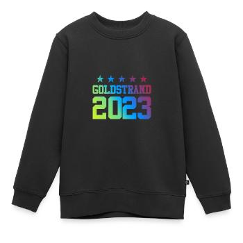 Sables d’or 2023 (Garantie du prix le plus bas) - Sweat Premium enfant bio - noir - Devant - AI Model Kid Female (0cm)