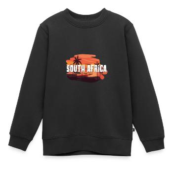 Afrique du Sud - Sweat Premium enfant bio - noir - Devant - AI Model Kid Female (0cm)