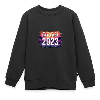 Grande Canarie 2023 (Garantie du prix le plus bas) - Sweat Premium enfant bio - noir - Devant - AI Model Kid Female (0cm)