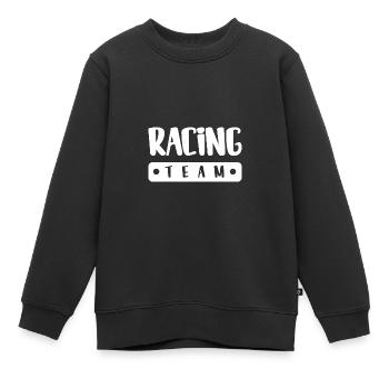 Racing Team - Kinder Premium Organic Sweatshirt - Schwarz - Vorne - AI Model Kid Female (0cm)