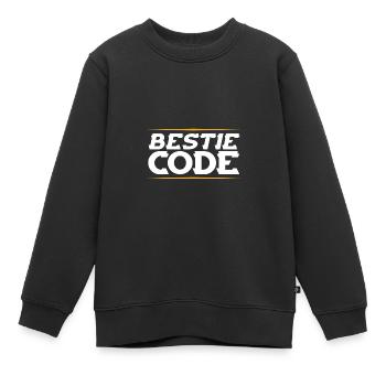 Code de la bête - Sweat Premium enfant bio - noir - Devant - AI Model Kid Female (0cm)