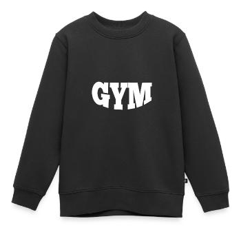 Gym Sport Kraftsport - Kinder Premium Organic Sweatshirt - Schwarz - Vorne - AI Model Kid Female (0cm)