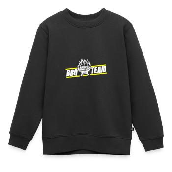 Barbecue Grill Bbq Team - Kinder Premium Organic Sweatshirt - Schwarz - Vorne - AI Model Kid Female (0cm)