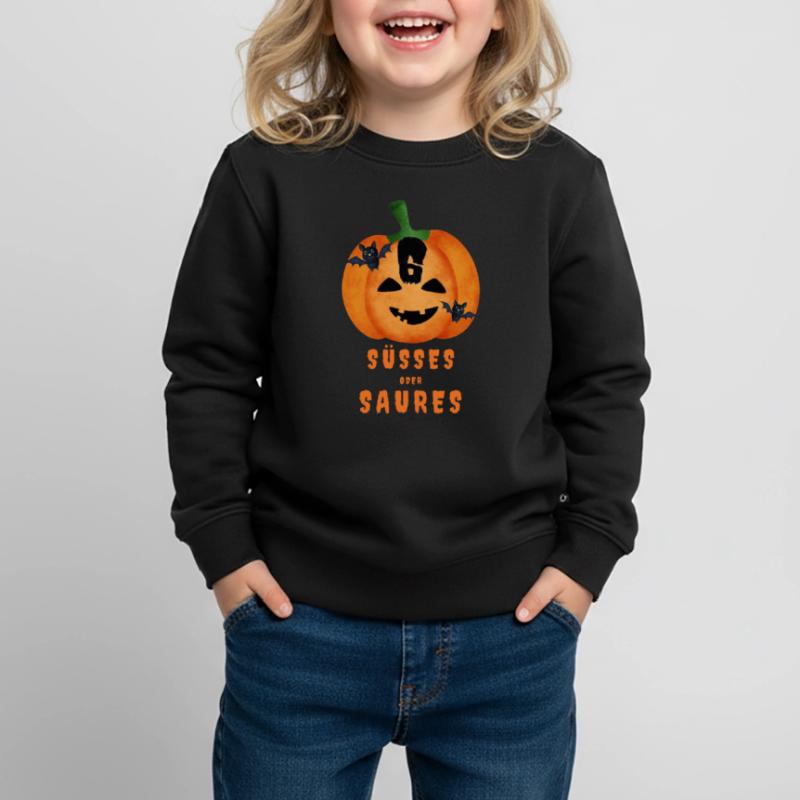 Suesses oder saures Geburtstagsshirt 6 Geburtstag Kinder Premium Organic Sweatshirt
