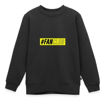 Fan Club Verein - Kinder Premium Organic Sweatshirt - Schwarz - Vorne - AI Model Kid Female (0cm)