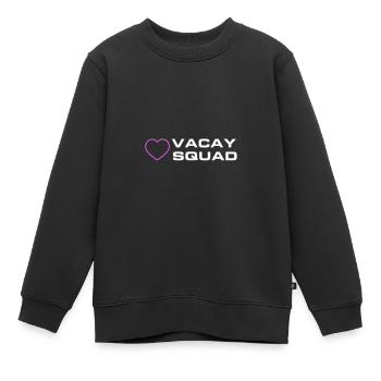 Vacay Squad - Kinder Premium Organic Sweatshirt - Schwarz - Vorne - AI Model Kid Female (0cm)