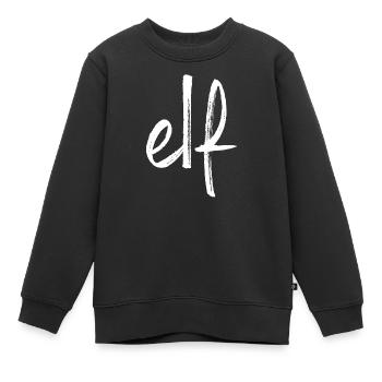 onze 11 numéro anniversaire équipe numéral cadeau - Sweat Premium enfant bio - noir - Devant - AI Model Kid Female (0cm)