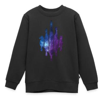 JEU D’ÉCHECS ÉCHECS - Sweat Premium enfant bio - noir - Devant - AI Model Kid Female (0cm)