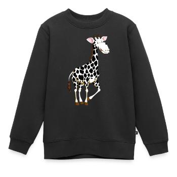 Safari Zoo Animal Safari Zoo - Sweat Premium enfant bio - noir - Devant - AI Model Kid Female (0cm)