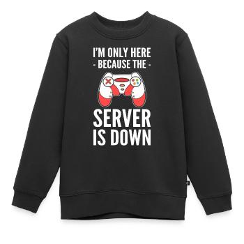 Lustiger Spieler Professioneller Videospieler - Kinder Premium Organic Sweatshirt - Schwarz - Vorne - AI Model Kid Female (0cm)
