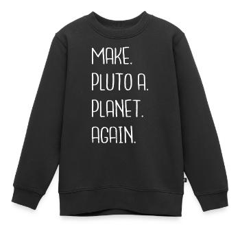 space travel joke believe jokes spaceship - Kinder Premium Organic Sweatshirt - Schwarz - Vorne - AI Model Kid Female (0cm)
