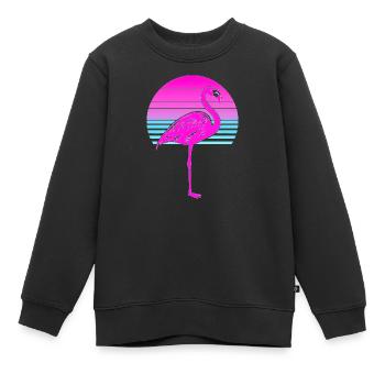 Pink Und Stolz Darauf - Kinder Premium Organic Sweatshirt - Schwarz - Vorne - AI Model Kid Female (0cm)