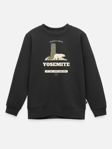 Yosemite-Nationalpark Schwarzbär - Kinder Premium Organic Sweatshirt - Schwarz